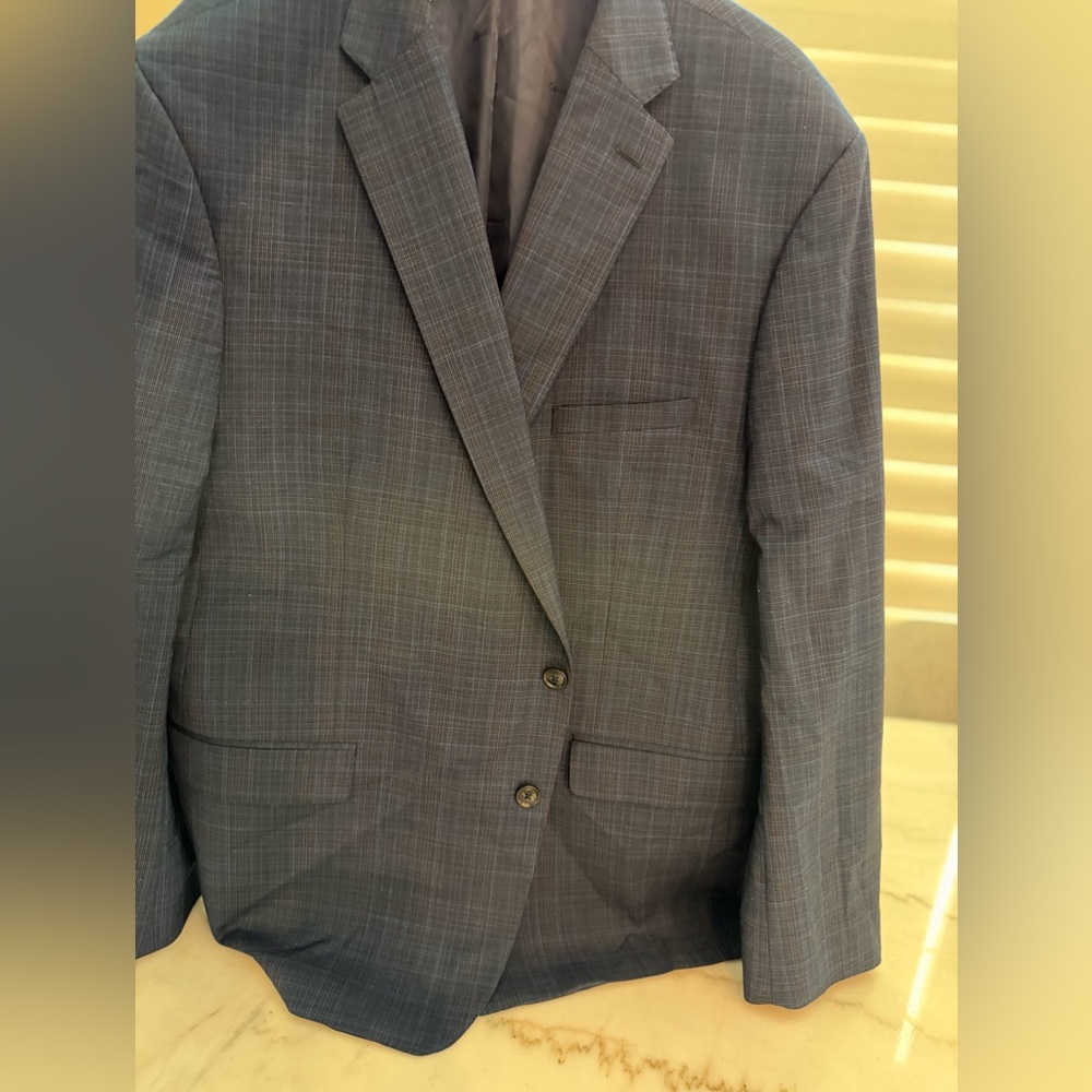 Calvin Klein Navy Slim Fit Blazer